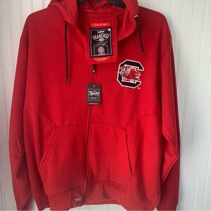Carolina Gamecocks (XXL) (NWT) zippered Hoodie Side  pockets with Logo